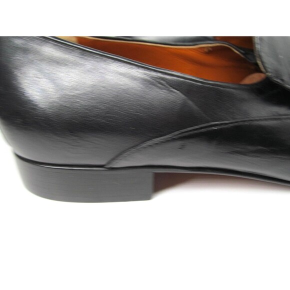 C A Anthony Italy Mens Black Leather Captoe Horsebit Loafers Size US 13 EUR 46 - Picture 9 of 16